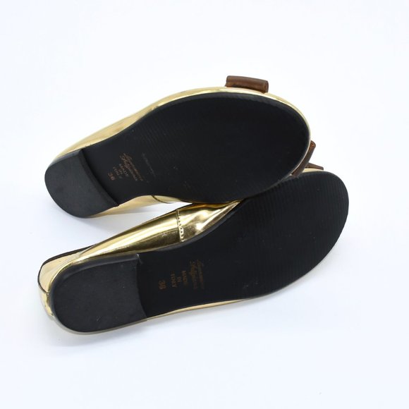 Town Shoes Gold Skull Embellished Flats 36 main image 2